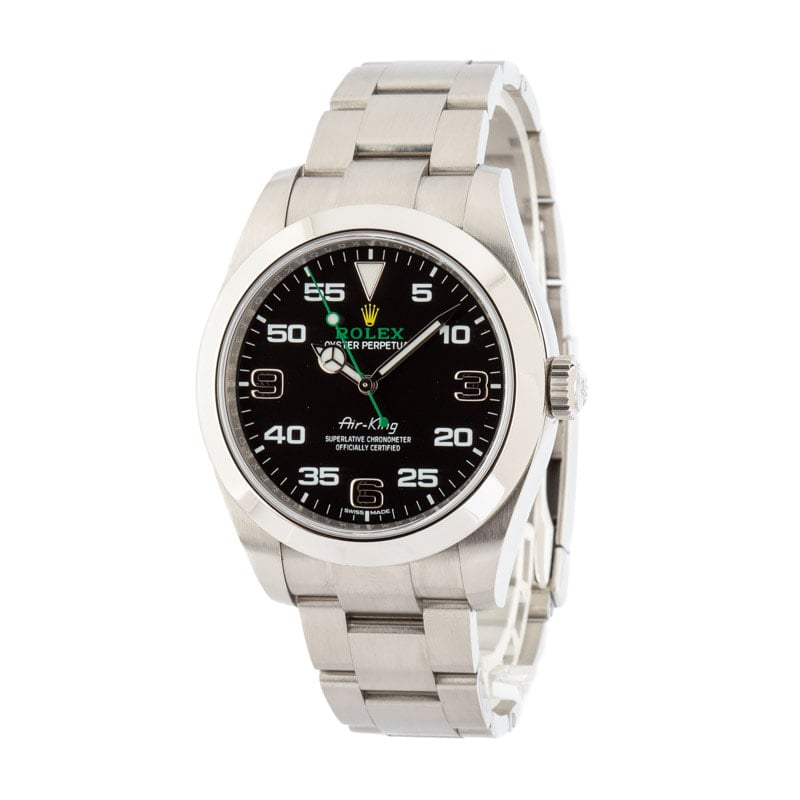 Pre-Owned Rolex Air-King 116900 Smooth Bezel