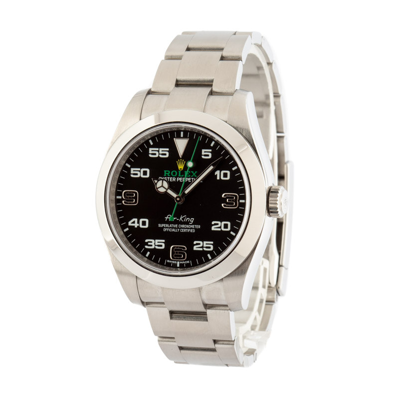 Pre-Owned Rolex Air-King 126900 Stainless Steel