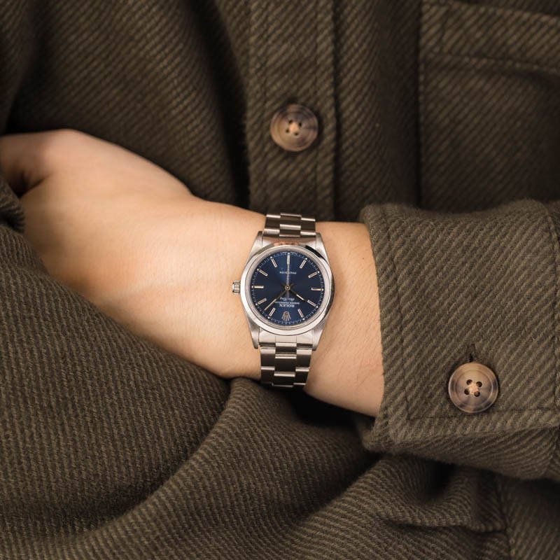 Rolex Air-King 14000 Blue Dial