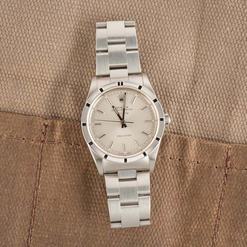 Rolex Air-King 14010 Silver Dial