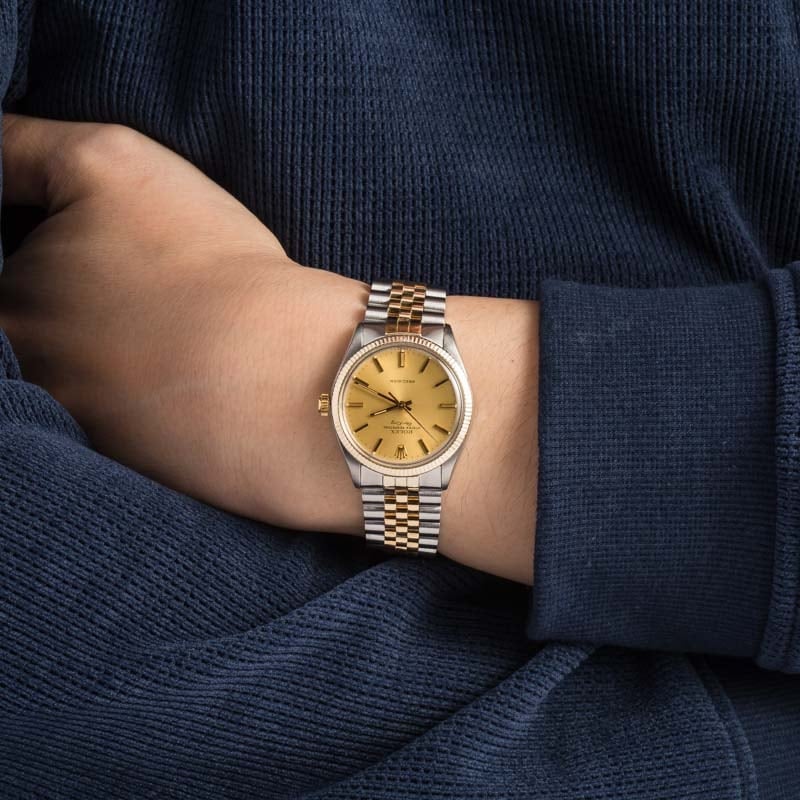 Rolex Air-King 5501 Champagne Dial