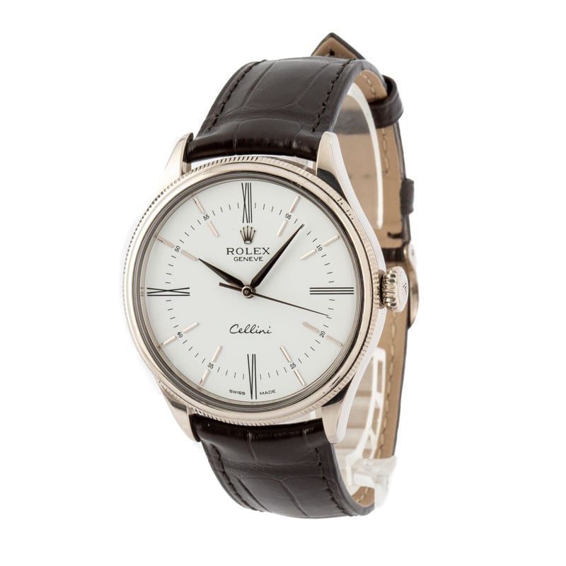 Used Rolex Cellini 50509 White Dial