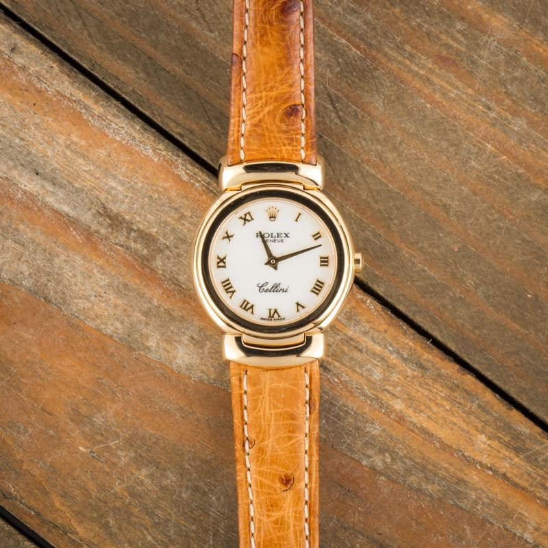 Pre-owned Rolex Cellini Roman Dial