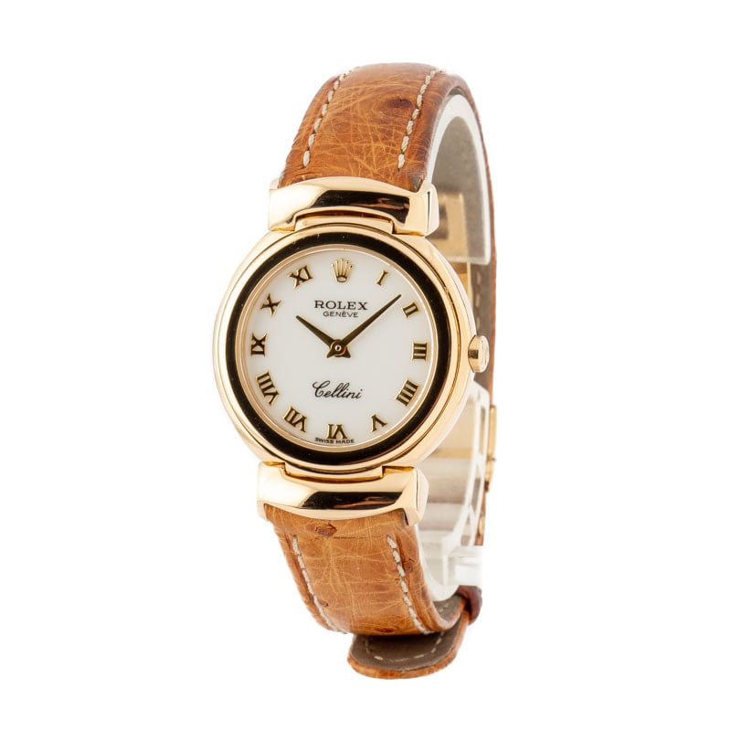 Pre-owned Rolex Cellini Roman Dial