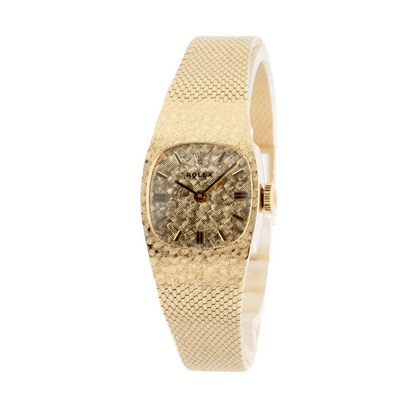 Yellow Gold Vintage Ladies Rolex Cocktail