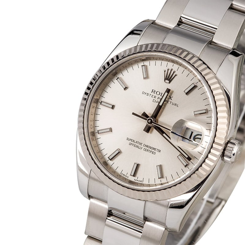 Rolex Date 115234 Steel Oyster