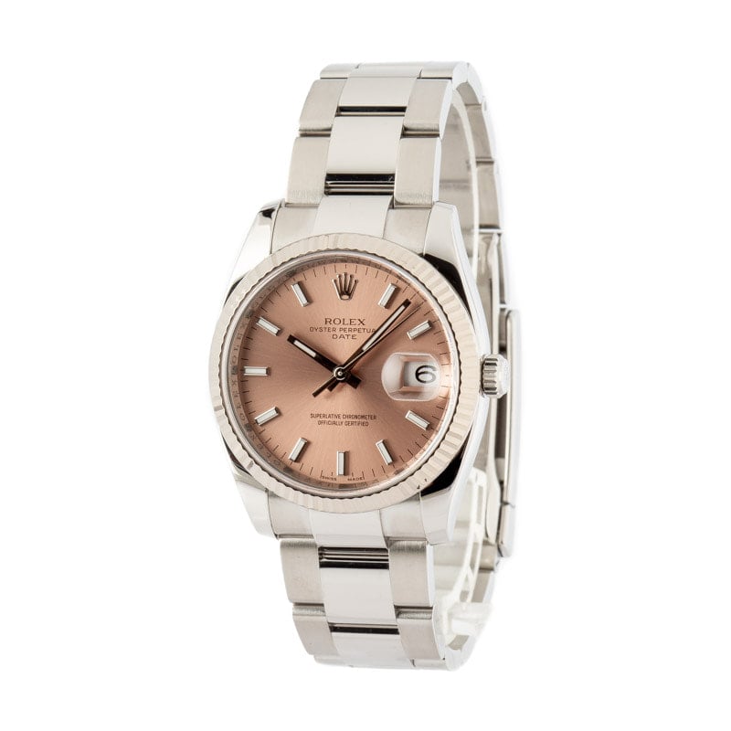 Pre-owned Rolex Date 115234 Stainless Steel