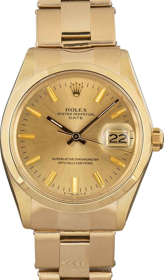 Used deals rolex date