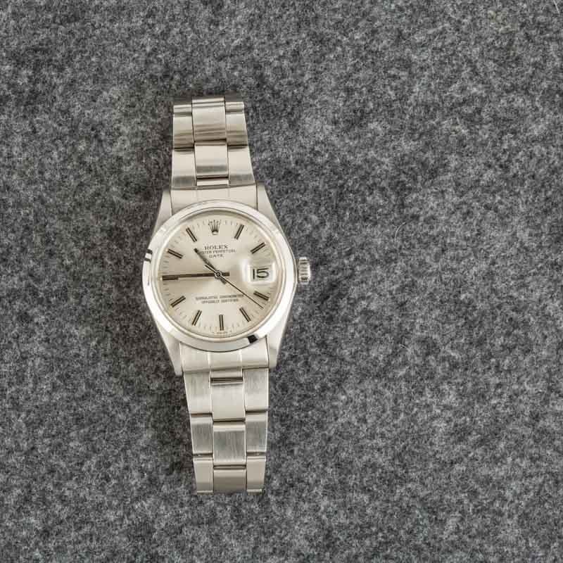 Used Rolex Date 1500 Silver Dial