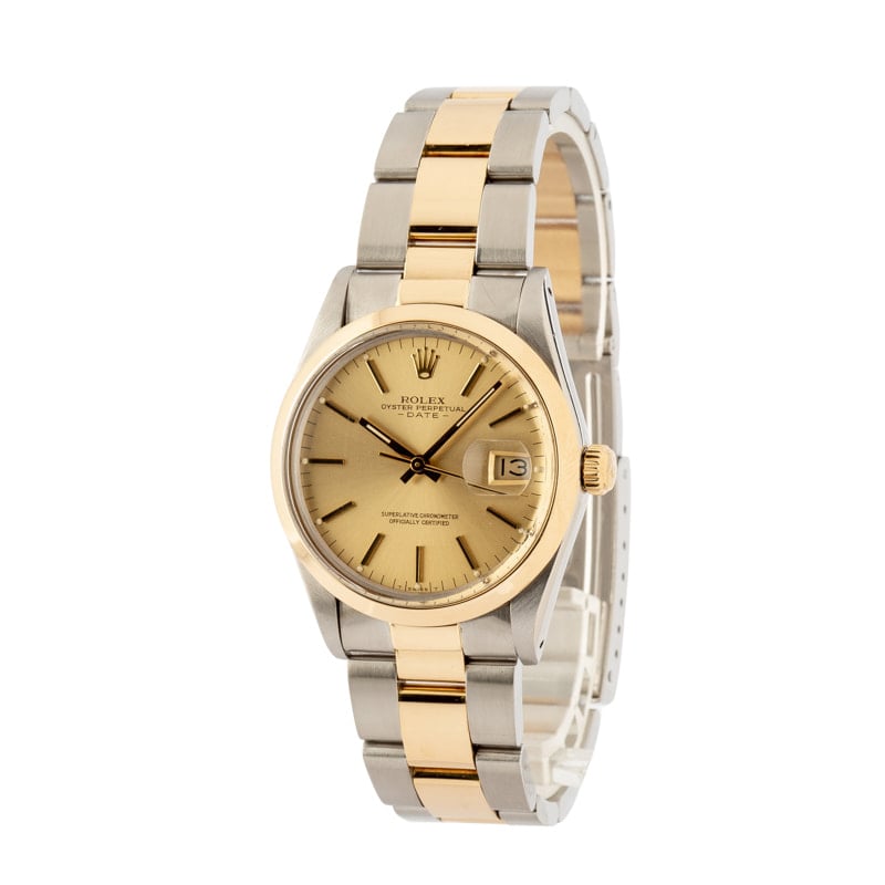 Rolex Date 15003 Champagne Dial