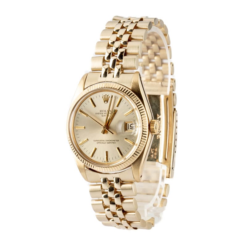 Pre-Owned Rolex Date 1503 Yellow Gold