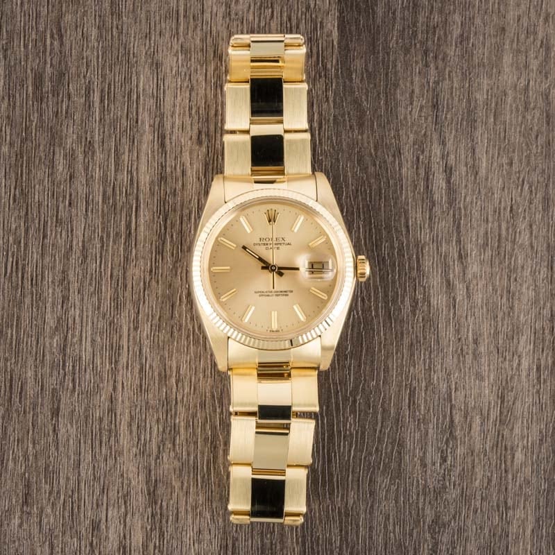 Rolex Date 1503 Gold Oyster