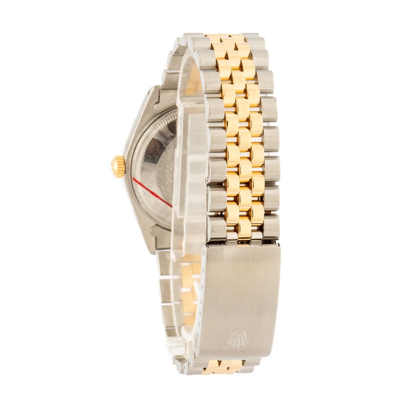 Pre-Owned Rolex Date 15053 Steel & Gold