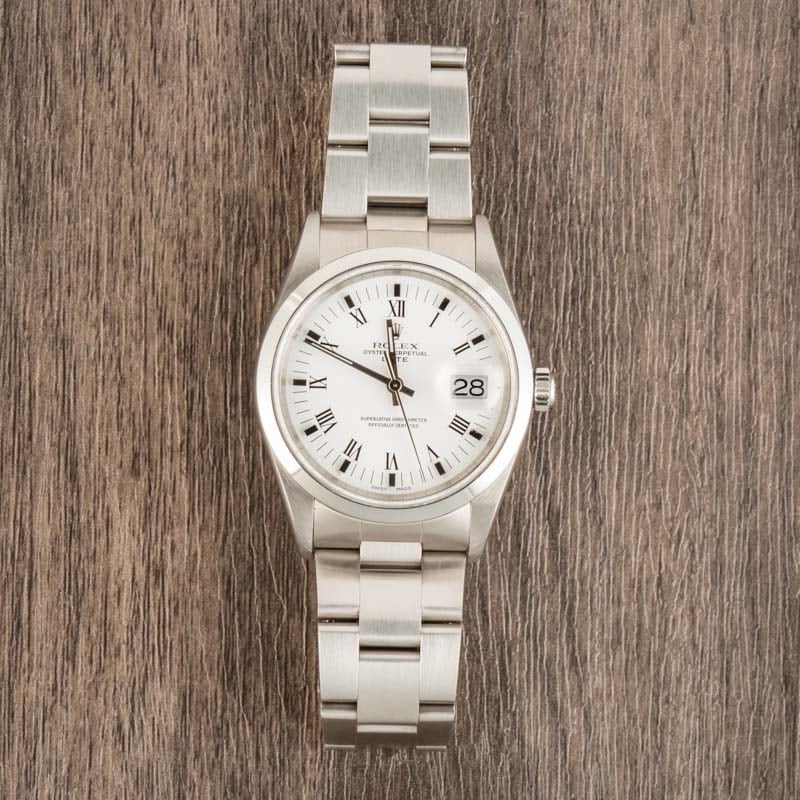 Rolex Date 15200 Roman Dial