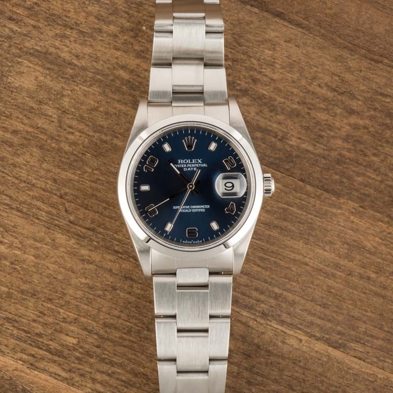 Rolex Date 15200 Blue Dial