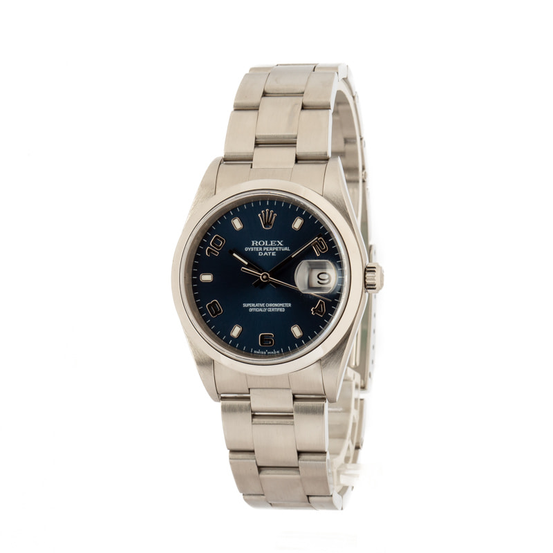 Rolex Date 15200 Blue Dial