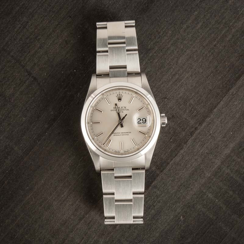 Rolex Date 15200 Silver Dial