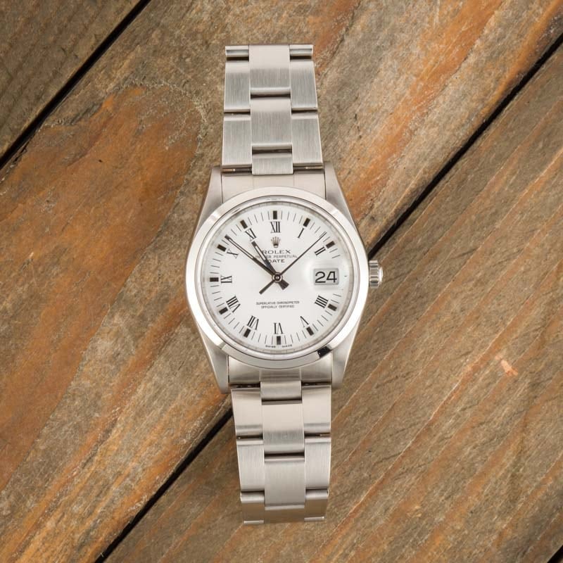 Rolex Date 15200 White Dial