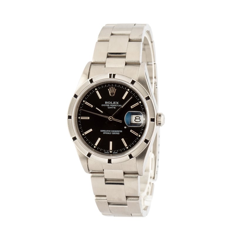 Rolex Date 15210 Steel Oyster