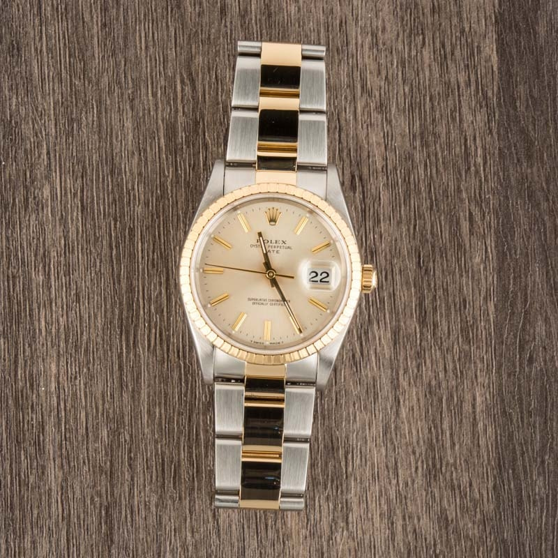 Rolex Date 15223 Two Tone Oyster Band