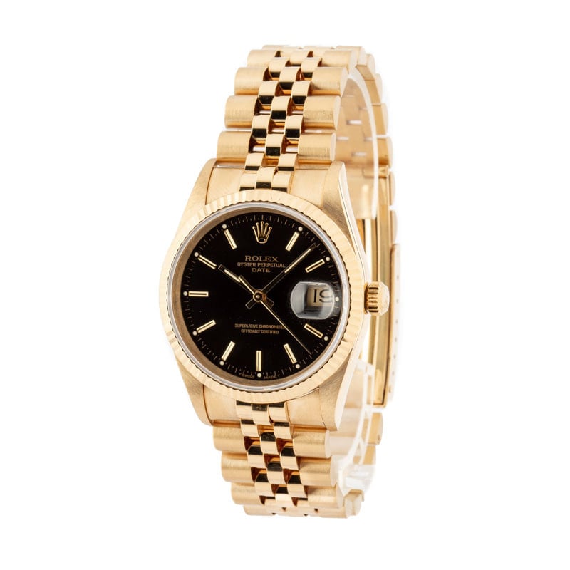 Rolex Date 15238 Yellow Gold