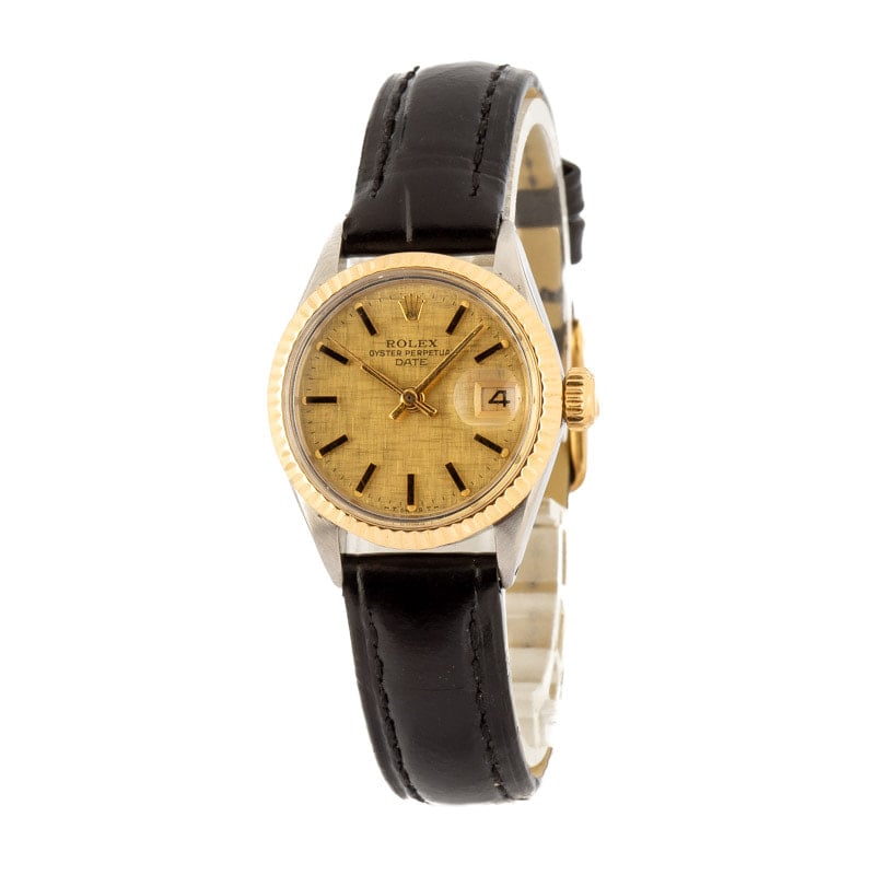 Ladies Rolex Date 6516 Steel & Gold