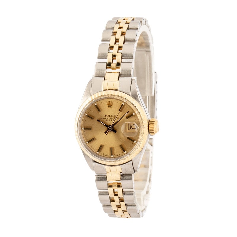 170765 Ladies Rolex Date 6517 Two Tone