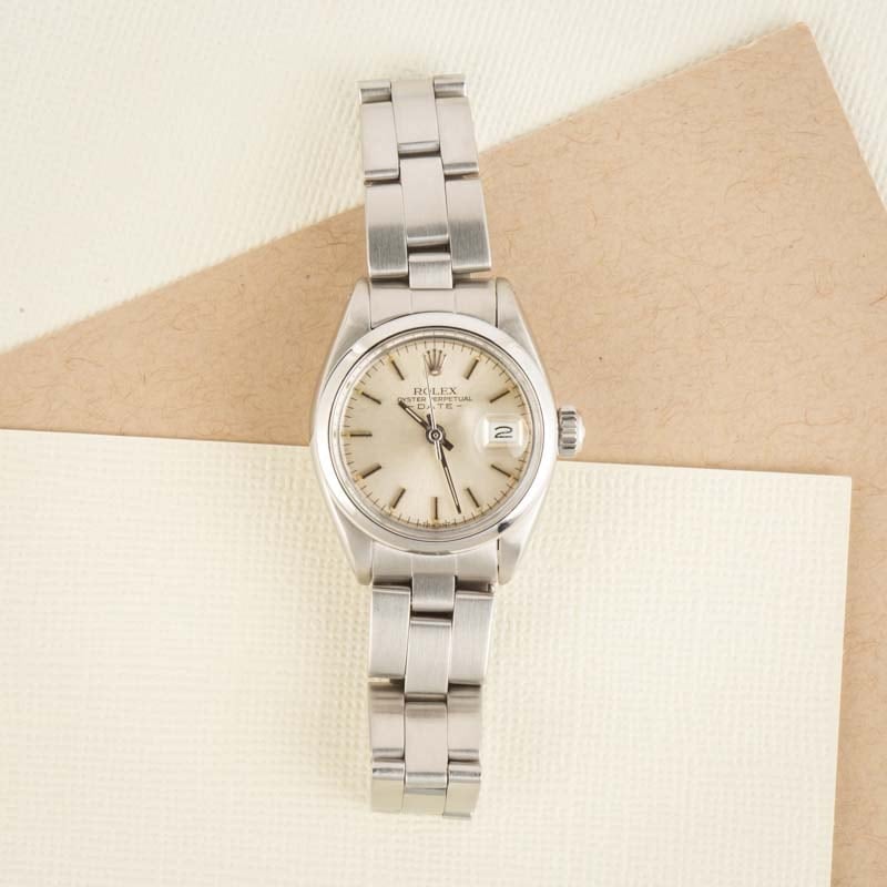 Rolex Date 6916 Silver Dial