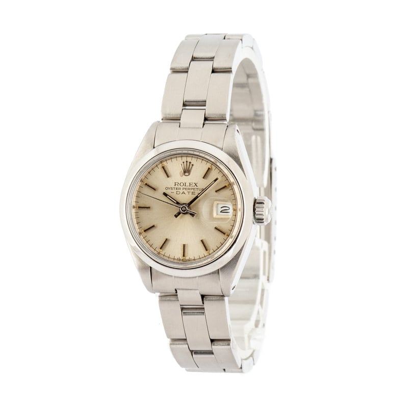 Rolex Date 6916 Silver Dial