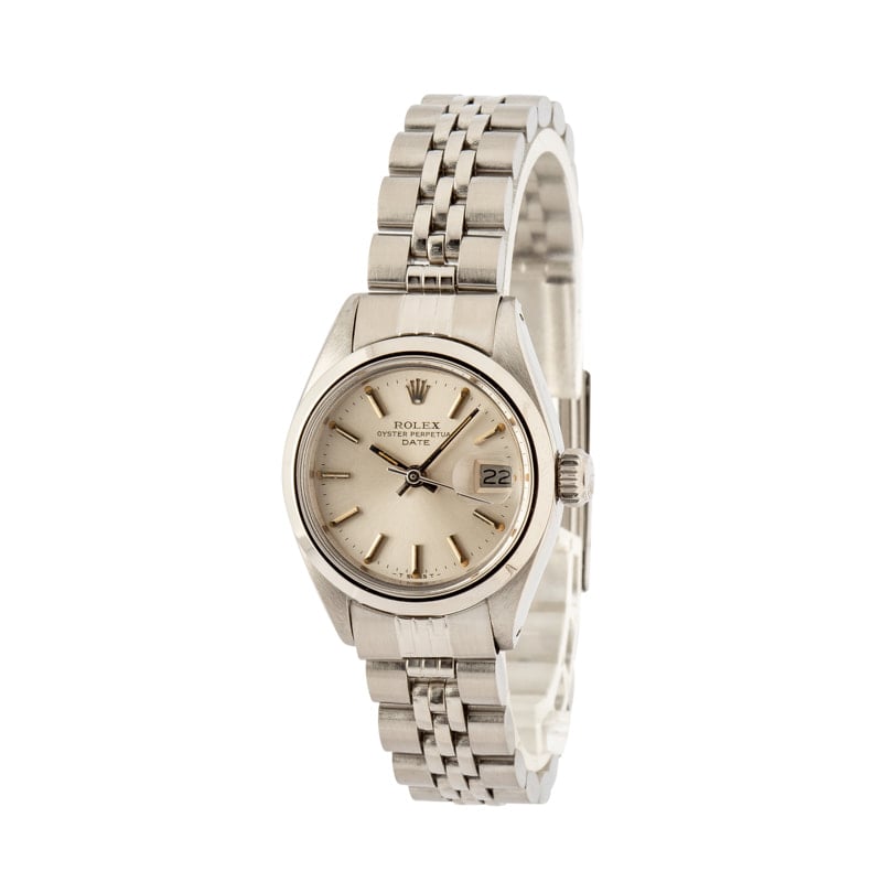 Rolex Date 6916 Silver Dial