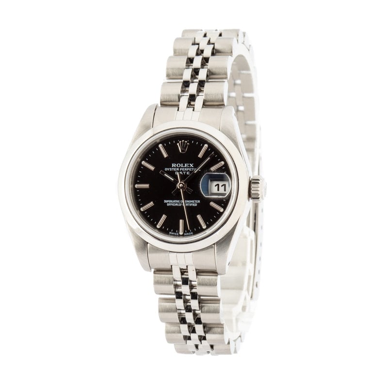 Rolex Lady Date 69160 Black Dial