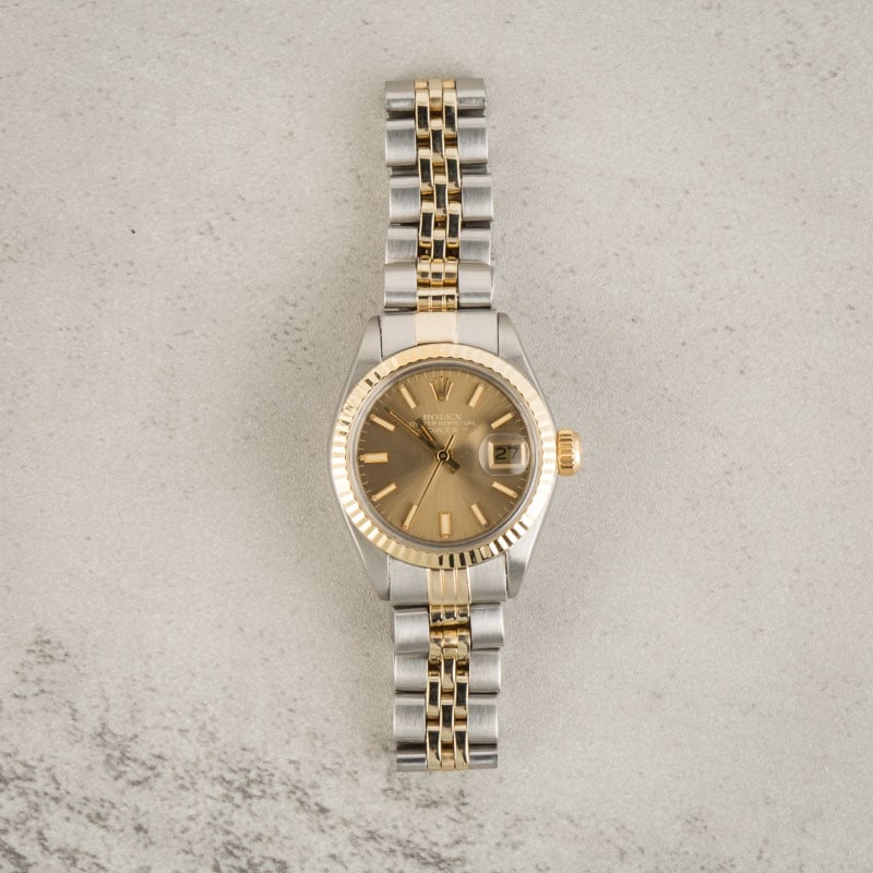 Ladies Rolex Date 6917 Steel & Gold