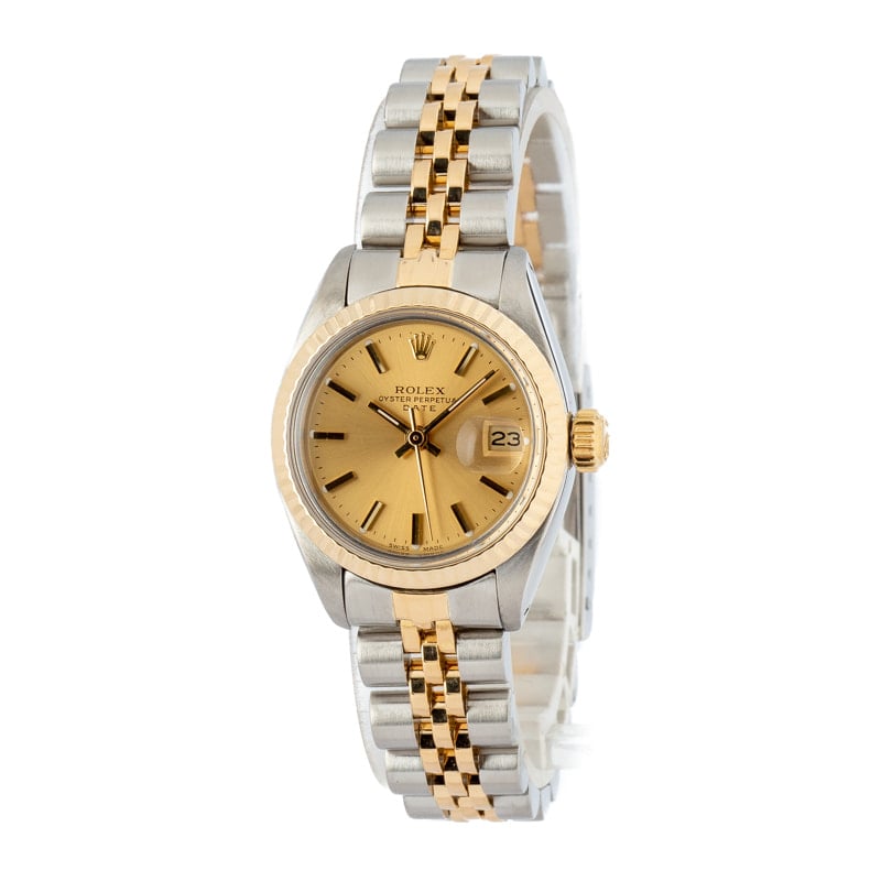 Ladies Rolex Date 6917 Champagne Dial