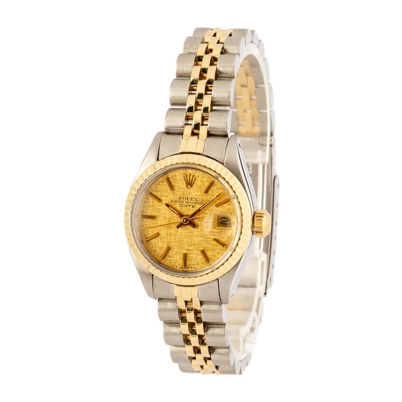 Ladies Rolex Date 6917 Steel & Yellow Gold