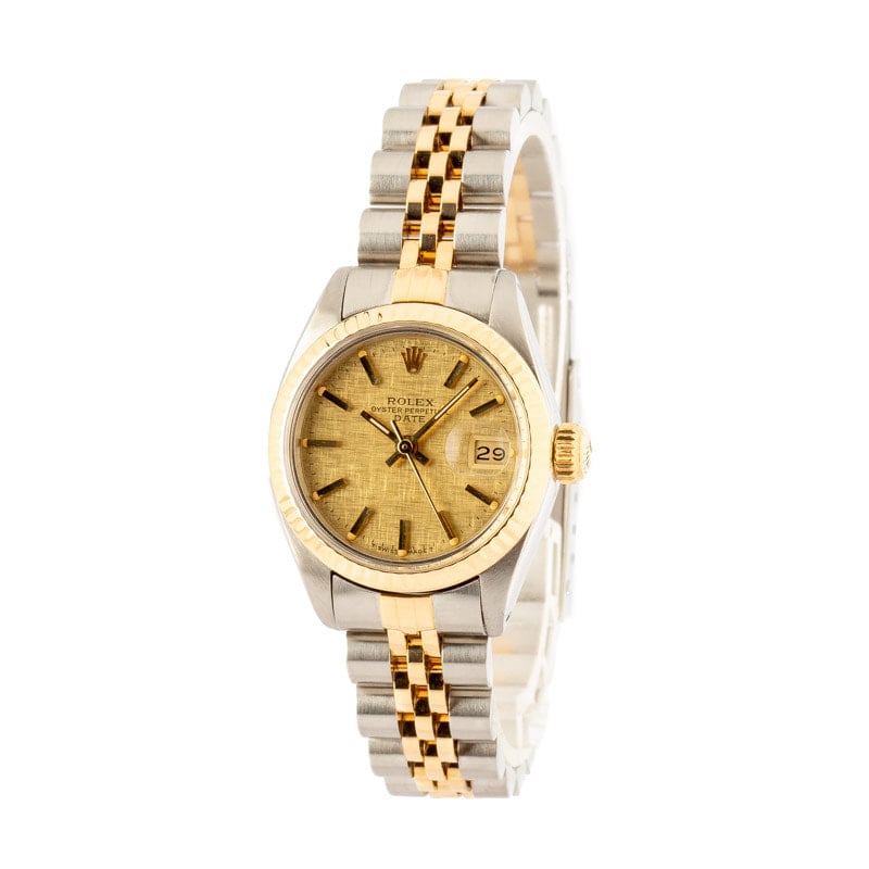 Rolex Ladies Date 6917 Linen Dial