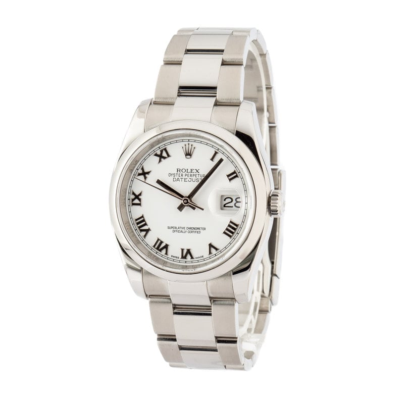 Rolex Datejust 116200 White Dial