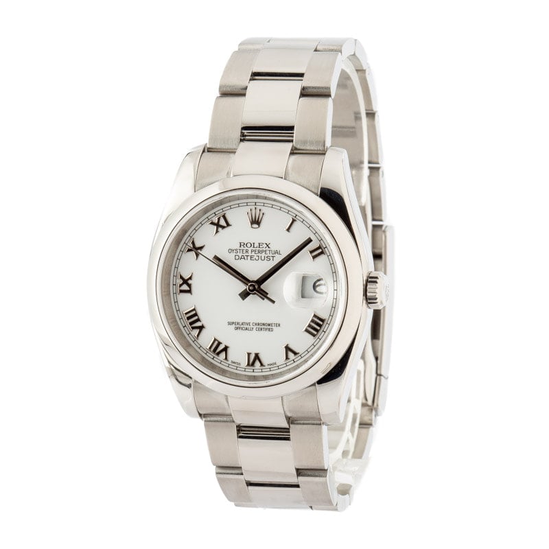 Rolex Datejust 116200 White Dial