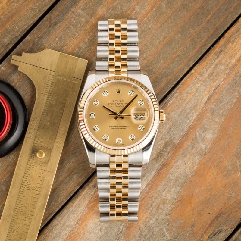 Rolex 36MM Datejust 116233 Two-Tone Jubilee