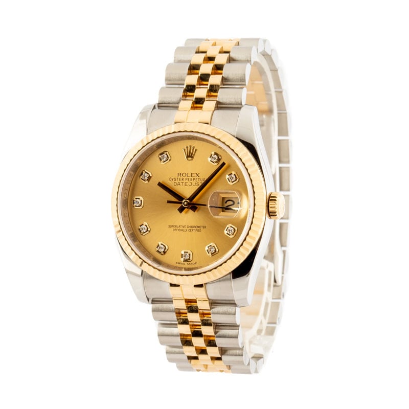 Rolex 36MM Datejust 116233 Two-Tone Jubilee