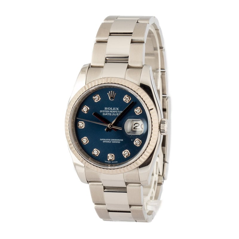 Men's Rolex Datejust 116234 Diamond Dial