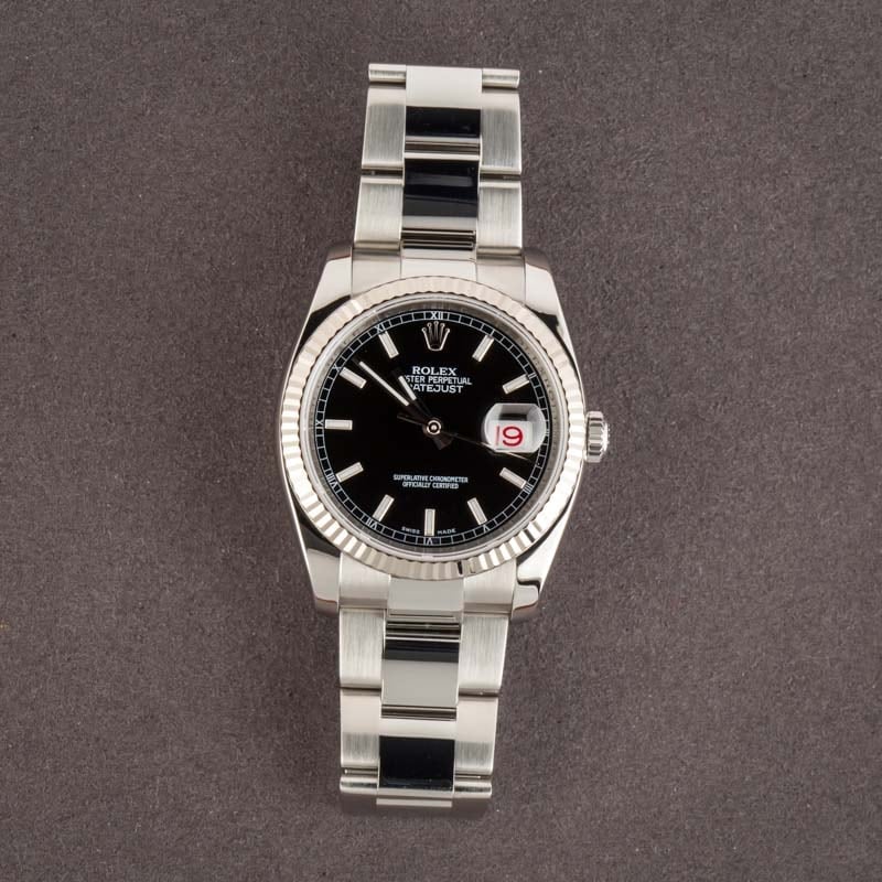 Rolex Datejust 116234 Black Index