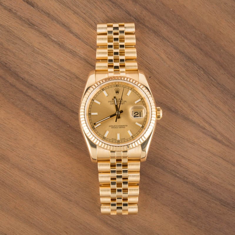 Rolex Datejust 116238 Yellow Gold