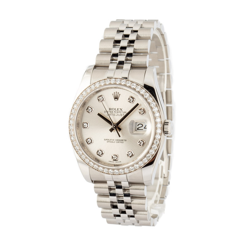 Rolex Datejust 116244 Diamond Bezel