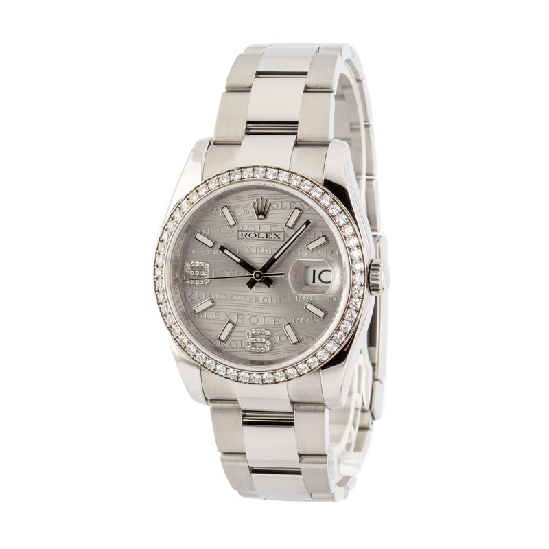 Pre-Owned Rolex Diamond Datejust 116244