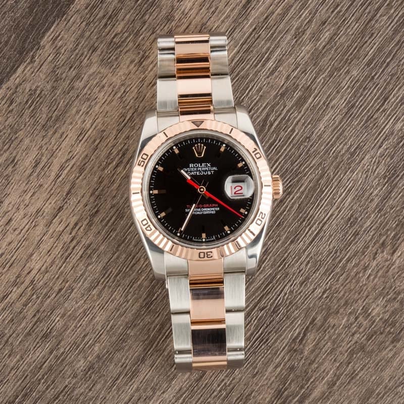 Rolex Datejust 116261 Thunderbird Black Dial