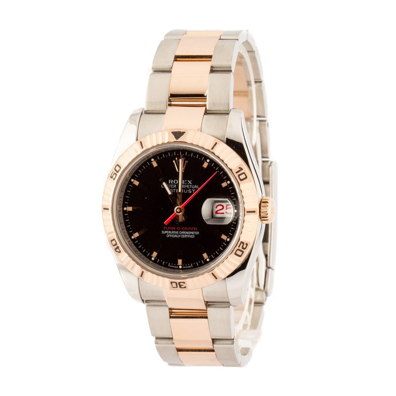 Rolex Datejust 116261 Thunderbird Black Dial