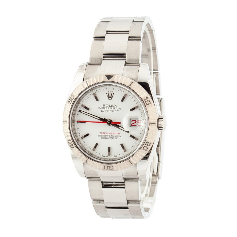 Rolex Datejust Thunderbird 116264 White Dial