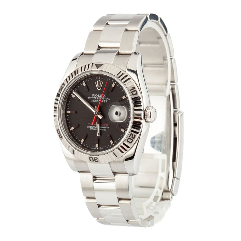 Rolex Datejust 116264 Thunderbird Black Dial