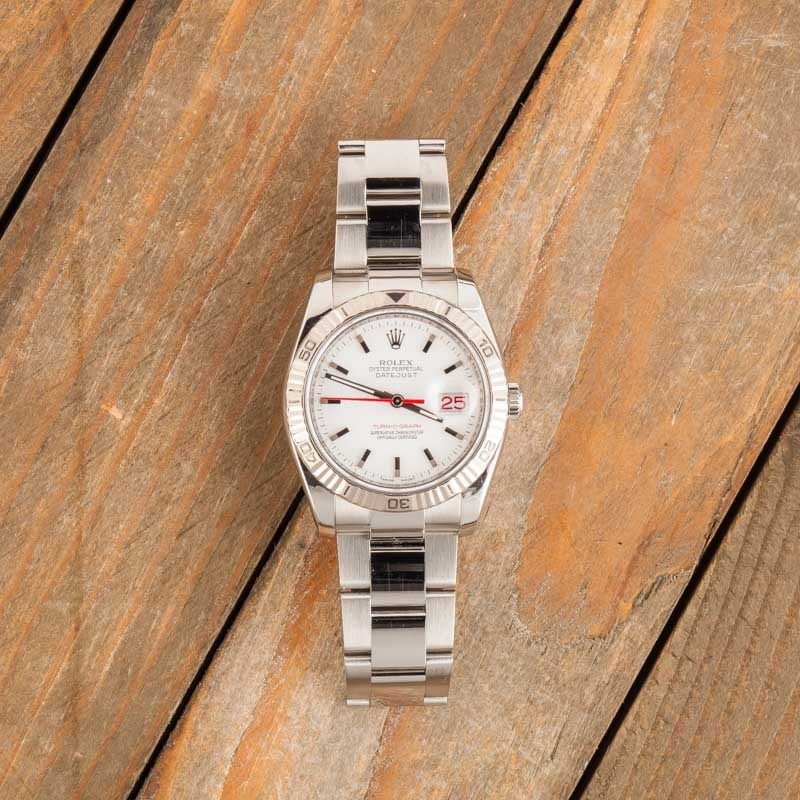 Rolex Datejust Thunderbird 116264 White Dial