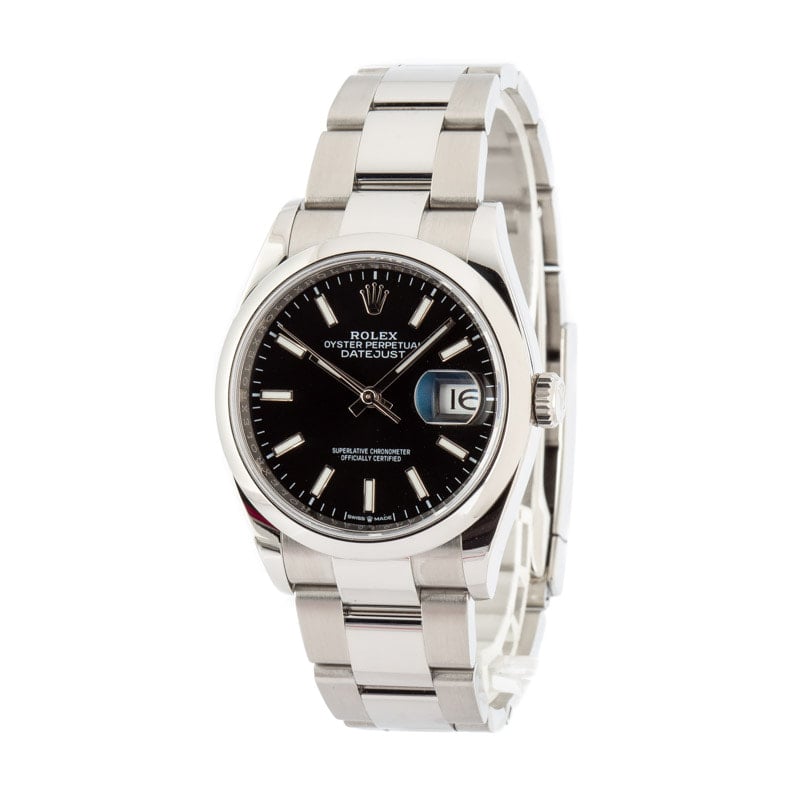 Pre-Owned Rolex Datejust 126200 Black